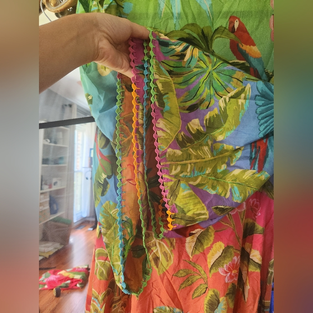Farm Rio Ombre Ruffle Tunic dress - Picture 8 of 16